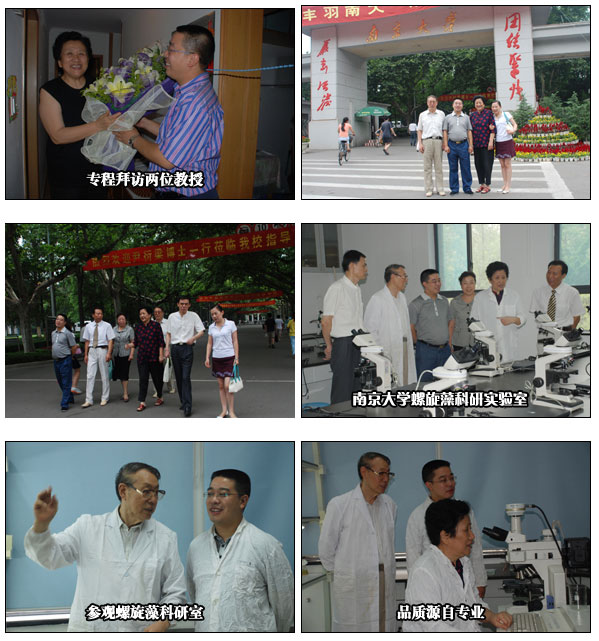 胡國(guó)安董事長(zhǎng)視察南京開源微藻生物工程有限公司