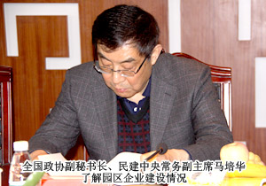 全國(guó)政協(xié)副秘書(shū)長(zhǎng)、民建中央常務(wù)副主席馬培華一行蒞臨綠之韻集團(tuán)考察