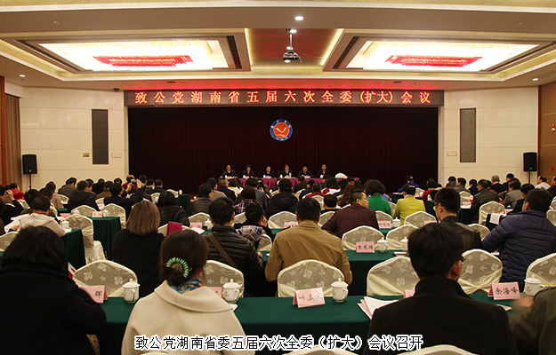 湖南省政協(xié)委員胡國安應(yīng)邀出席致公黨湖南省委五屆六次全委（擴(kuò)大）會議
