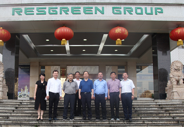 湖南省人大常委會副主任陳君文、王柯敏一行蒞臨綠之韻調研