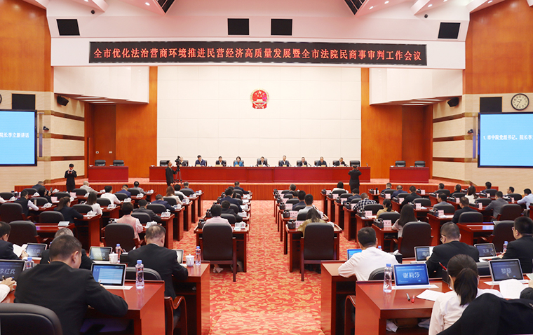 長(zhǎng)沙市優(yōu)化法治營(yíng)商環(huán)境 推進(jìn)民營(yíng)經(jīng)濟(jì)高質(zhì)量發(fā)展暨全市法院民商事審判工作會(huì)議召開(kāi)，綠之韻集團(tuán)受邀參加