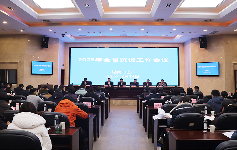 胡國安董事長參加2025年湖南省貿(mào)促工作會議